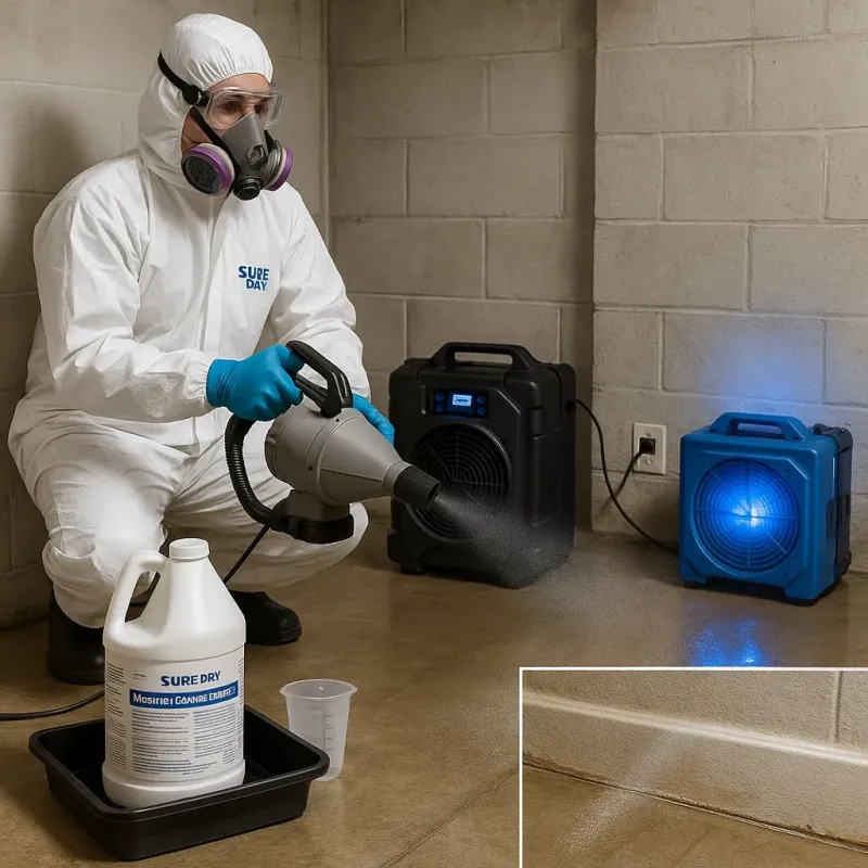 Sanitization and Odor Removal process in Russiaville, IN